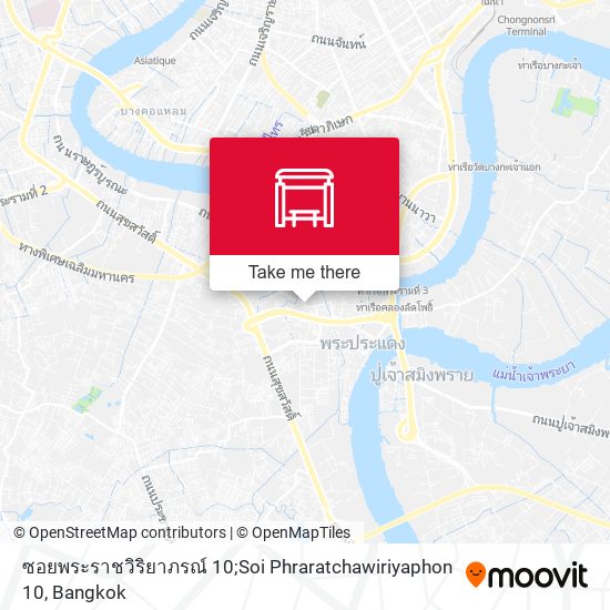 ซอยพระราชวิริยาภรณ์ 10;Soi Phraratchawiriyaphon 10 map
