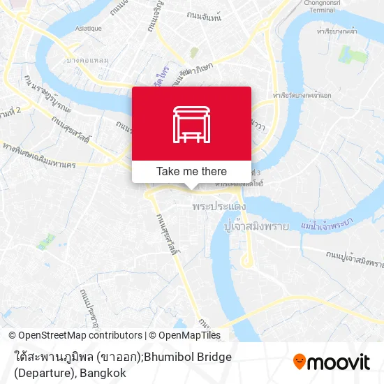 ใต้สะพานภูมิพล (ขาออก);Bhumibol Bridge (Departure) map