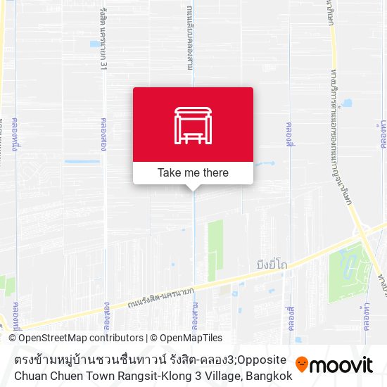 ตรงข้ามหมู่บ้านชวนชื่นทาวน์ รังสิต-คลอง3;Opposite Chuan Chuen Town Rangsit-Klong 3 Village map