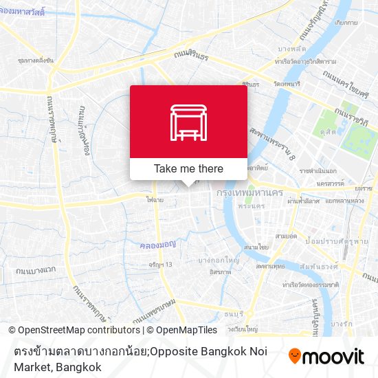 ตรงข้ามตลาดบางกอกน้อย;Opposite Bangkok Noi Market map