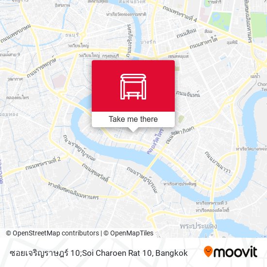 ซอยเจริญราษฎร์ 10;Soi Charoen Rat 10 map