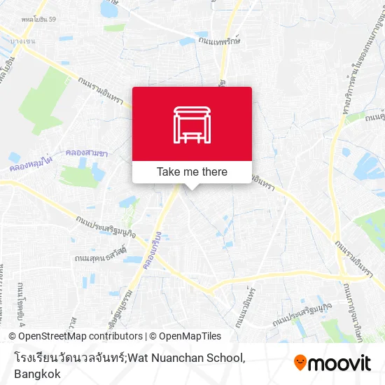 โรงเรียนวัดนวลจันทร์;Wat Nuanchan School map