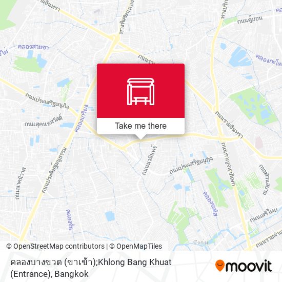 คลองบางขวด (ขาเข้า);Khlong Bang Khuat (Entrance) map