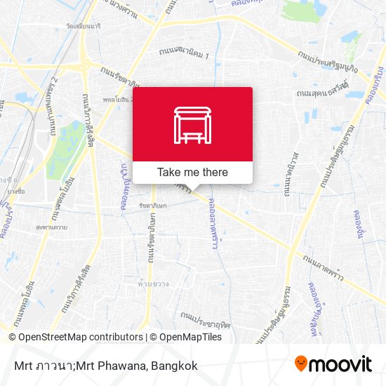 Mrt ภาวนา;Mrt Phawana map