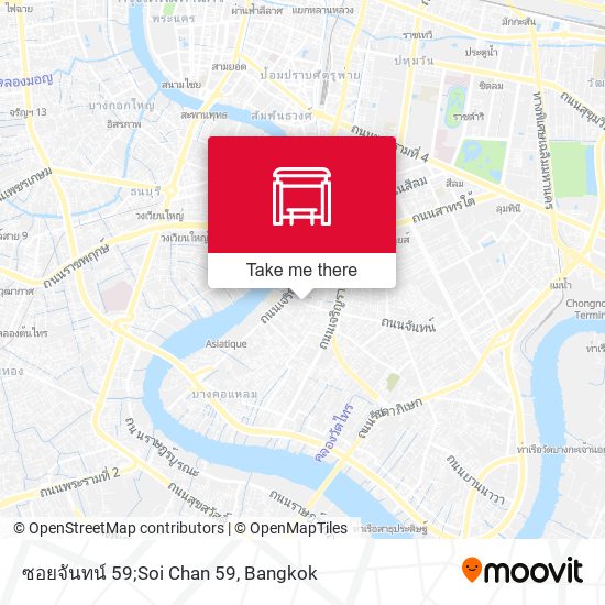 ซอยจันทน์ 59;Soi Chan 59 map