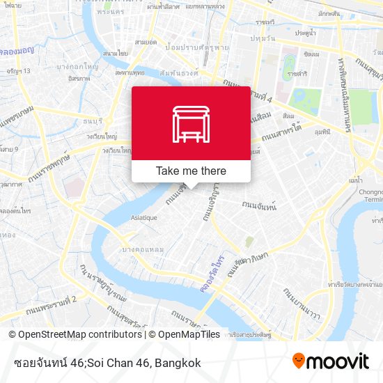 ซอยจันทน์ 46;Soi Chan 46 map