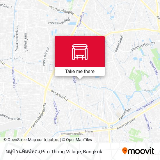 หมู่บ้านพิมพ์ทอง;Pim Thong Village map