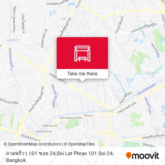 ลาดพร้าว 101 ซอย 24;Soi Lat Phrao 101 Soi 24 map