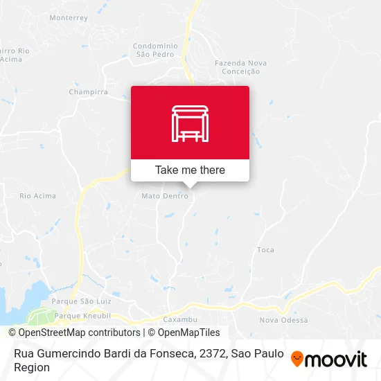Rua Gumercindo Bardi da Fonseca, 2372 map