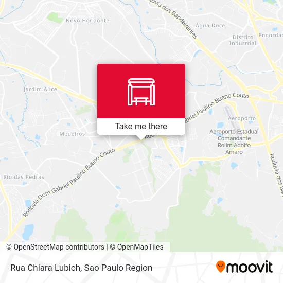 Rua Chiara Lubich map