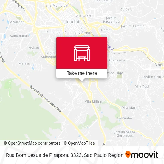 Rua Bom Jesus de Pirapora, 3323 map