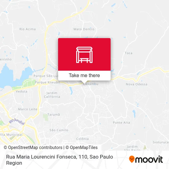 Rua Maria Lourencini Fonseca, 110 map