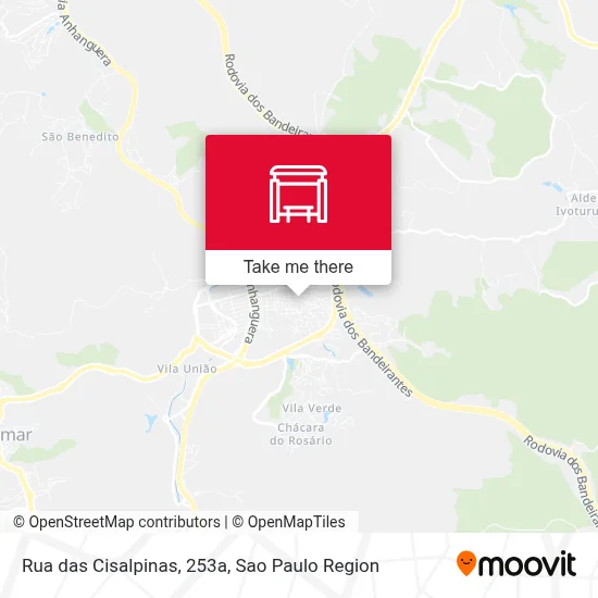 Rua das Cisalpinas, 253a map