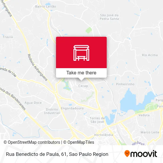 Rua Benedicto de Paula, 61 map