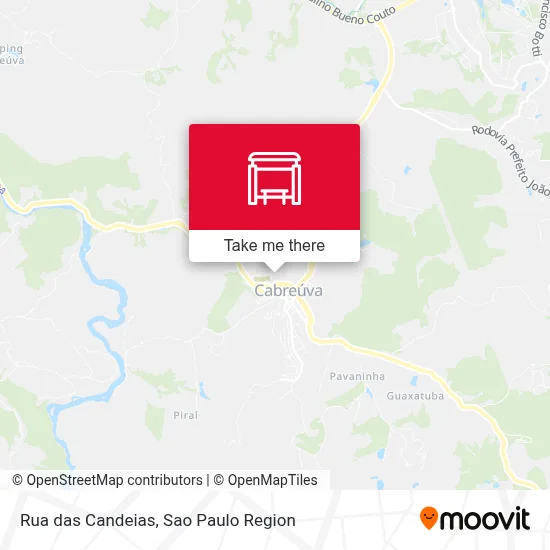 Rua das Candeias map