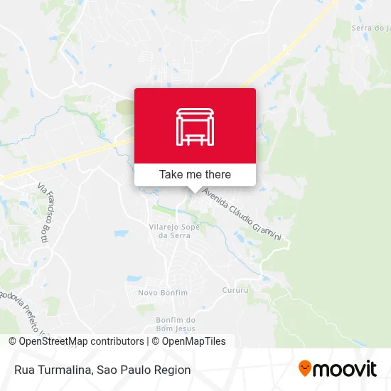 Rua Turmalina map