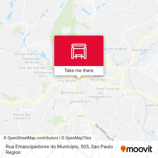 Rua Emancipadores do Município, 505 map