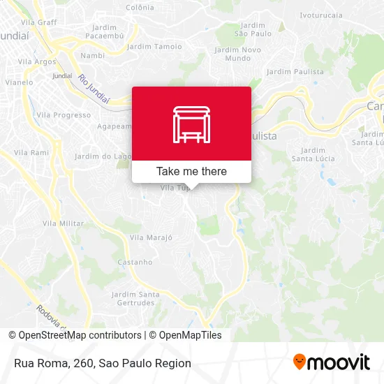 Rua Roma, 260 map