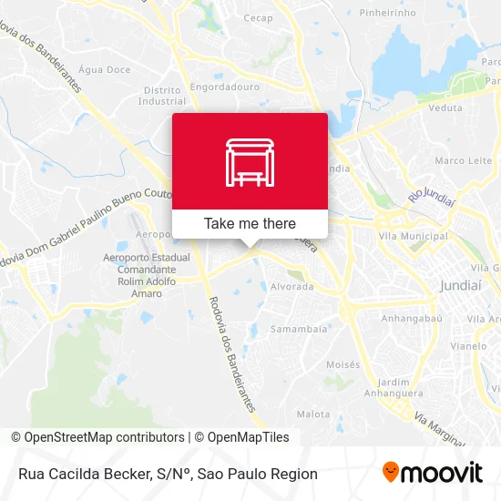 Rua Cacilda Becker, S/Nº map