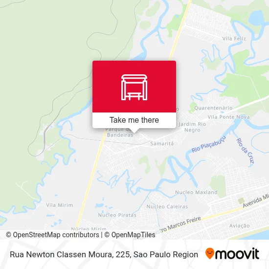 Rua Newton Classen Moura, 225 map
