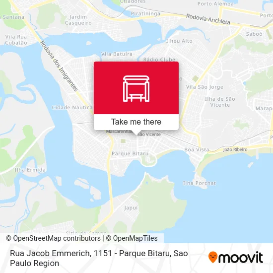 Rua Jacob Emmerich, 1151 - Parque Bitaru map