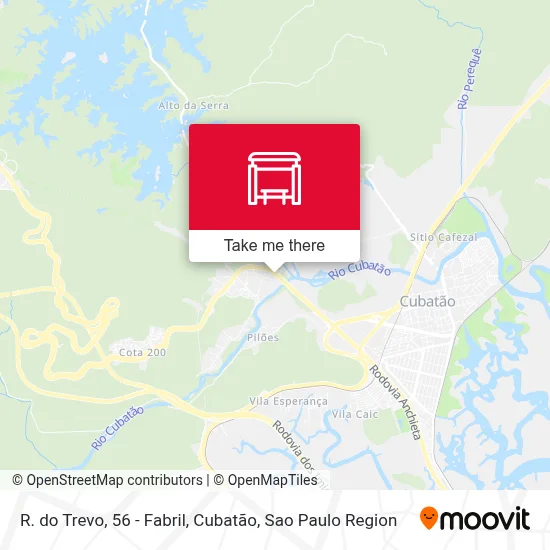 R. do Trevo, 56 - Fabril, Cubatão map