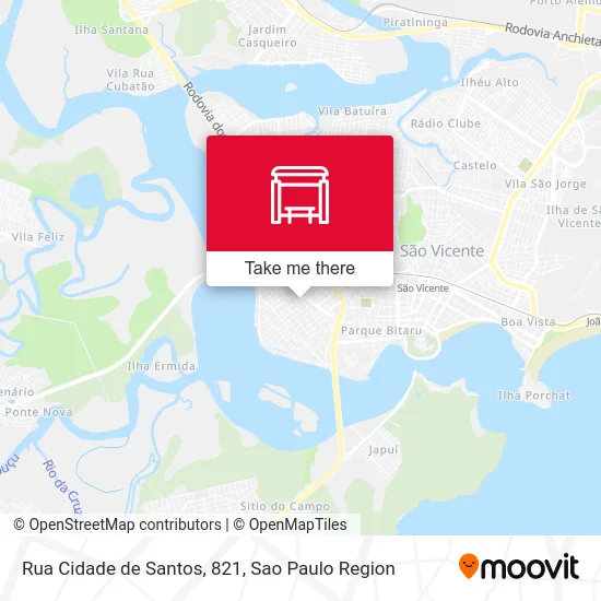 Rua Cidade de Santos, 821 map