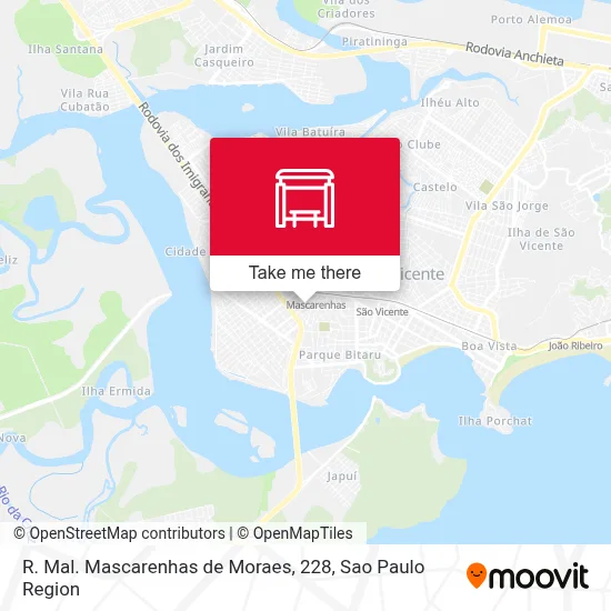 R. Mal. Mascarenhas de Moraes, 228 map