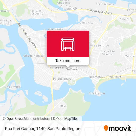 Rua Frei Gaspar, 1140 map