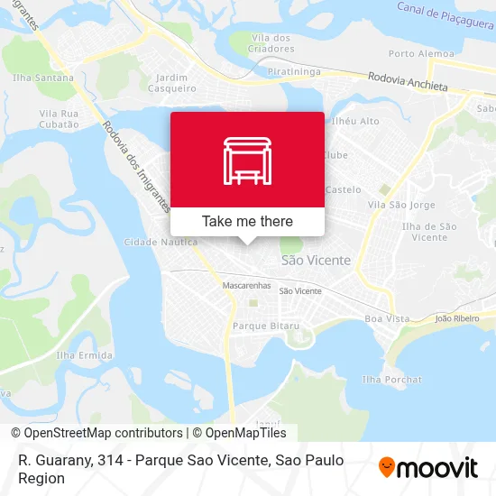 R. Guarany, 314 - Parque Sao Vicente map