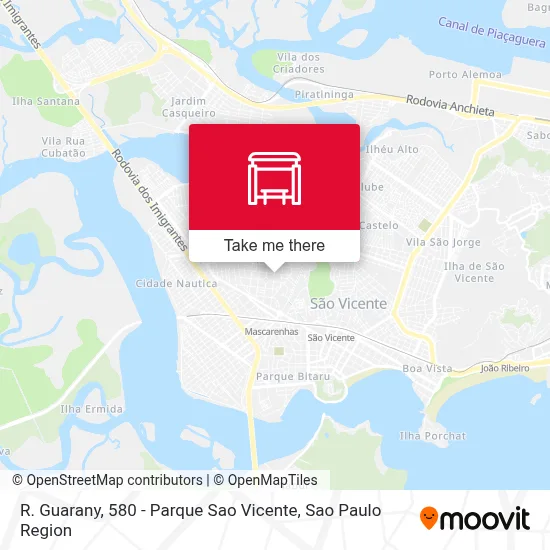 R. Guarany, 580 - Parque Sao Vicente map