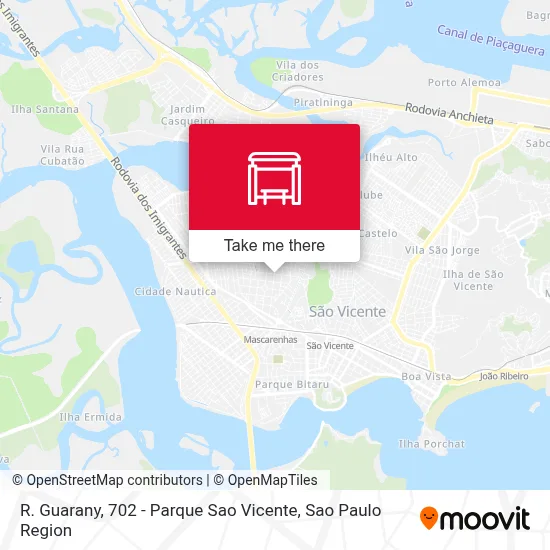 R. Guarany, 702 - Parque Sao Vicente map