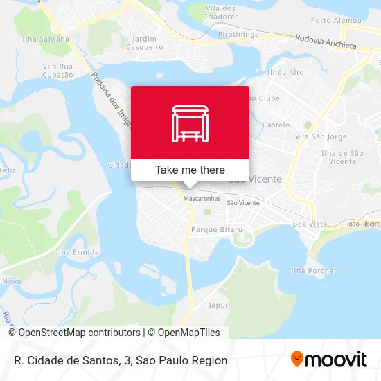 R. Cidade de Santos, 3 map