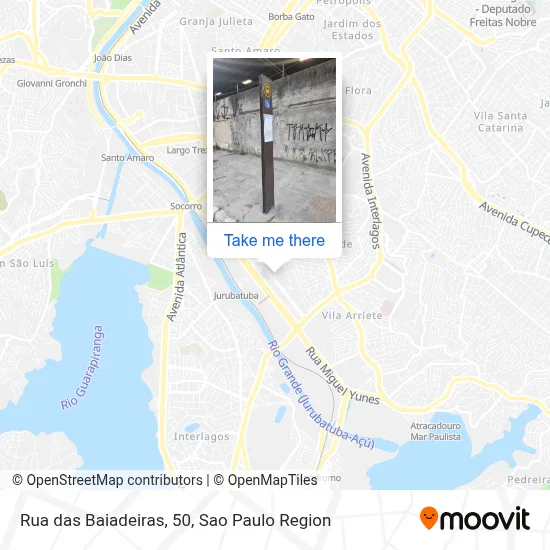 Rua das Baiadeiras, 50 map