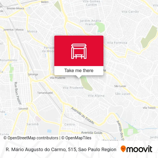 R. Mário Augusto do Carmo, 515 map