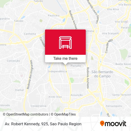 Av. Robert Kennedy, 925 map