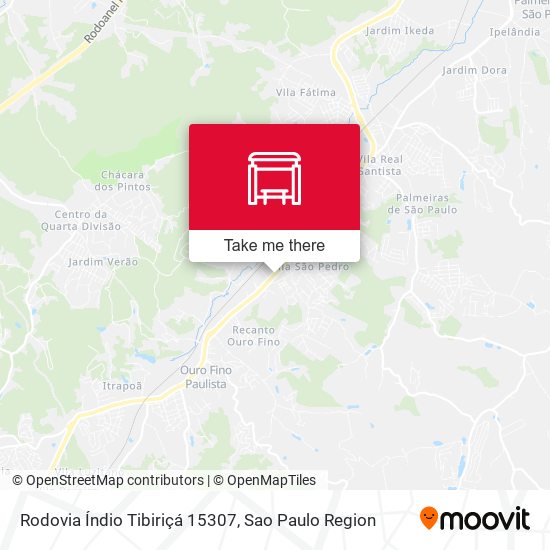 Rodovia Índio Tibiriçá 15307 map