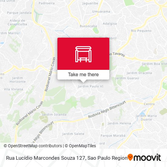 Rua Lucídio Marcondes Souza 127 map