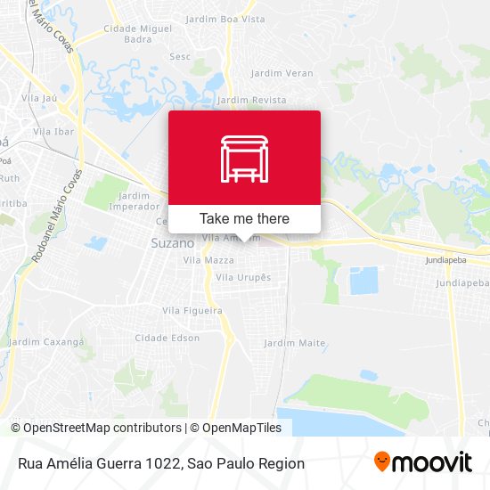 Rua Amélia Guerra 1022 map