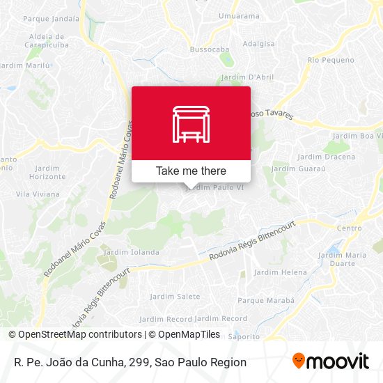 R. Pe. João da Cunha, 299 map