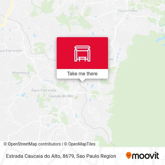 Estrada Caucaia do Alto, 8679 map