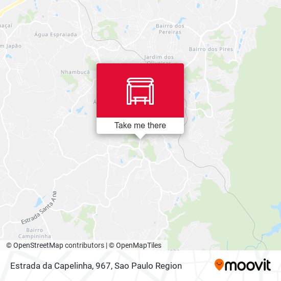 Estrada da Capelinha, 967 map