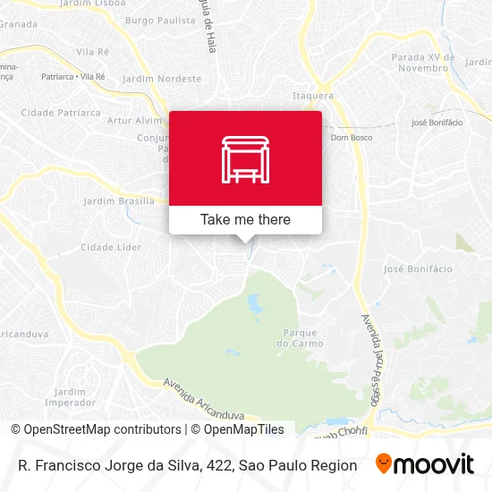 R. Francisco Jorge da Silva, 422 map