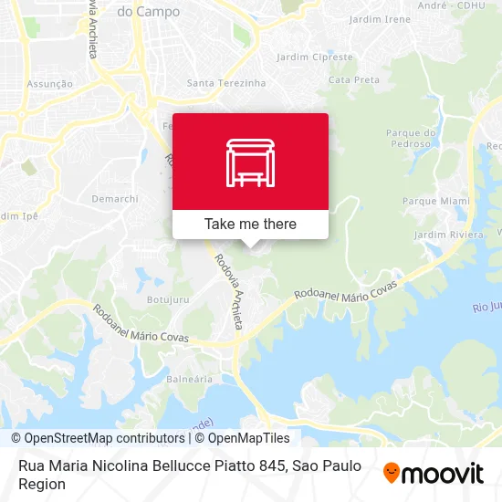 Rua Maria Nicolina Bellucce Piatto 845 map