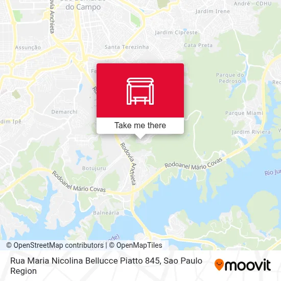 Rua Maria Nicolina Bellucce Piatto 845 map