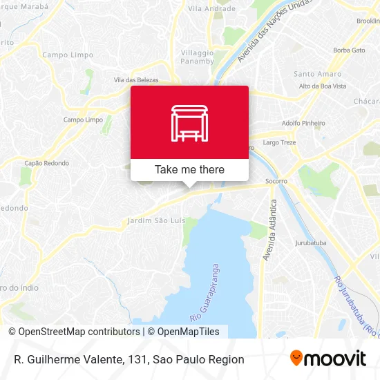 R. Guilherme Valente, 131 map