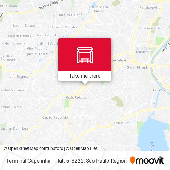 Terminal Capelinha - Plat. 5, 3222 map