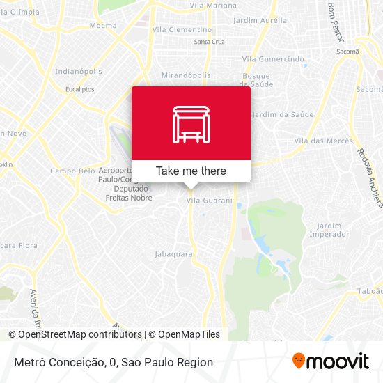Metrô Conceição, 0 map