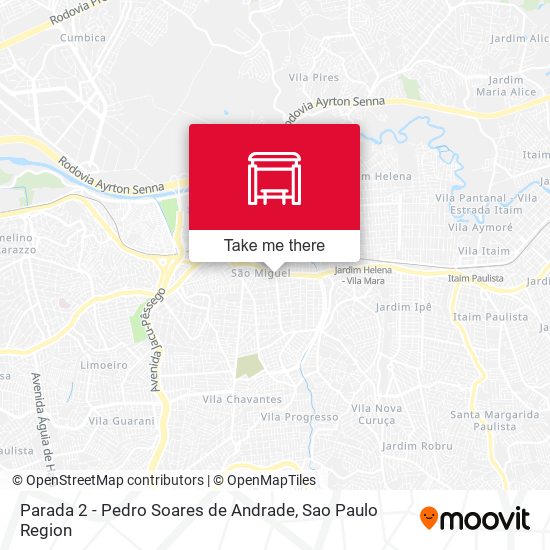 Parada 2 - Pedro Soares de Andrade map