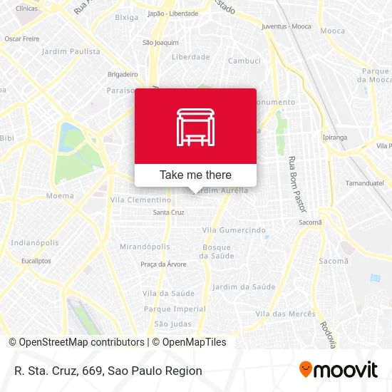 R. Sta. Cruz, 669 map